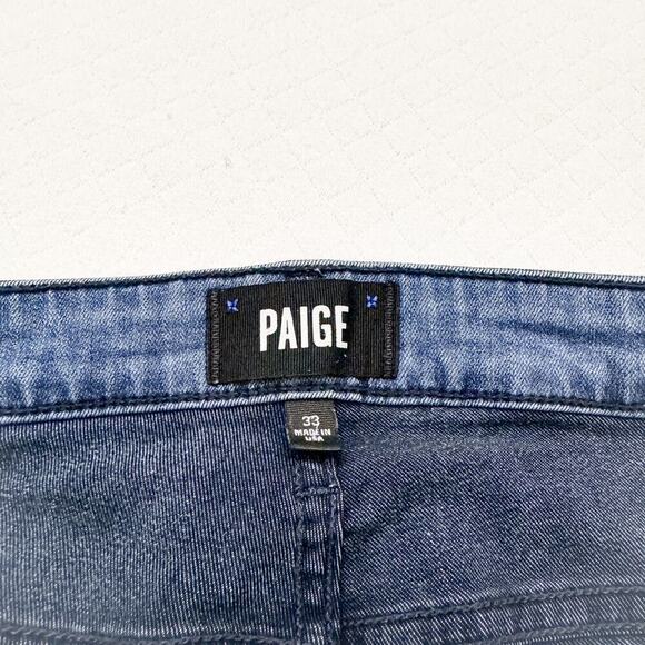 Paige Federal Bootcut Denim Jeans Judd Wash Size 33 - Picture 4 of 6